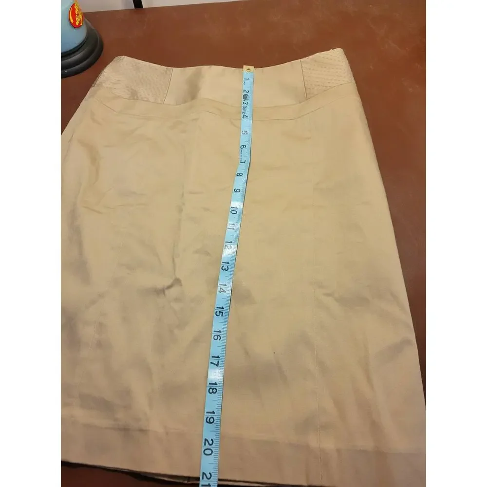 NWT Atelier Luxe Khaki Skirt Athleisure‎ Active Tan Stretch Women's Size 2P